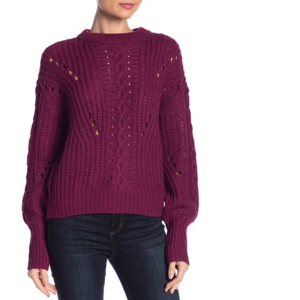 Melrose and Market Cable Knit Sweater